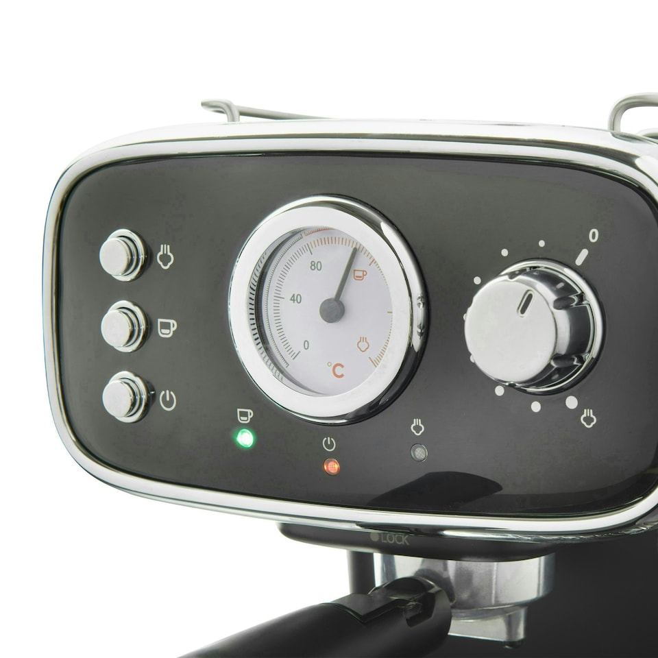 image 1 of Quest 36569 Espresso Coffee Machine With Milk Frother