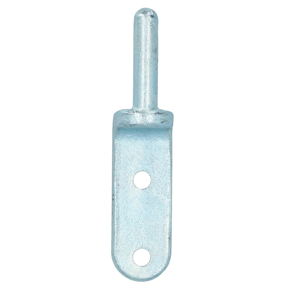 image 1 of HD Strap Tailgate Straight Hinge 160mm Long + 12.5mm Bolt On Gudgeon Pin 6pk Silver