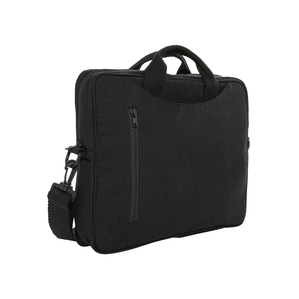 image 1 of XD Collection Laluka Recycled Cotton Aware Laptop Bag - Black - One Size | Black