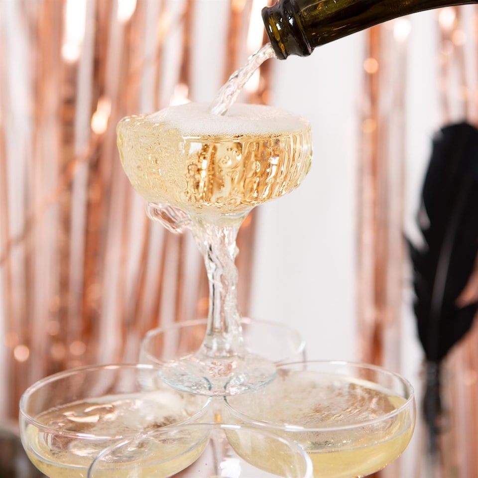 image 1 of LAV Misket Glass Champagne Saucers - 235ml - Pack of 12