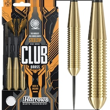 Harrows Unisex's Club Brass Darts, Gold, 26 g