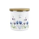image 1 of Blue & Purple Floral Large Tea Canister