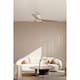 image 2 of Punt Tub Medium Black DC Ceiling Fan 6 Speed