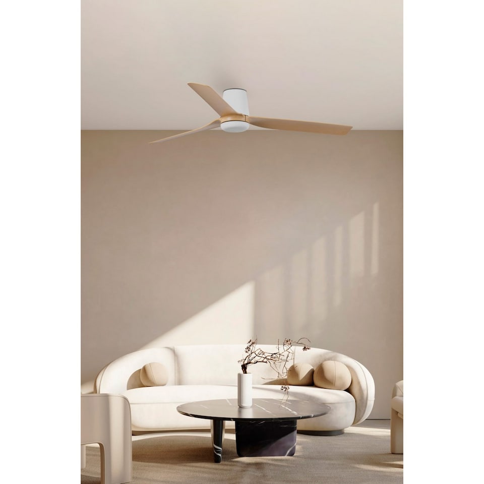 image 1 of Punt Tub Medium Black DC Ceiling Fan 6 Speed