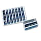 image 1 of Pivotell Blue Daily & Weekly Pill Box Organiser Set - with an Innovative Easy to Open Roller Shutter