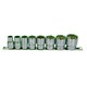 image 3 of 1/2" Drive Socket British Whitworth BSW Imperial Sizes 8pc Shallow Set TE079