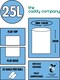 image 2 of The Caddy Company 25 Litre Compostable Food Waste Bin Bags - 3 Rolls
