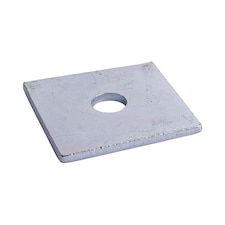 Timco - Square Plate Washers - Zinc (Size M10 x 50 x 50 x 3 - 30 Pieces)