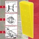 image 9 of SPARES2GO Tree Felling Wedge Heavy Duty Chainsaw Log Wood Cutting Cleaving Block Tool (8")