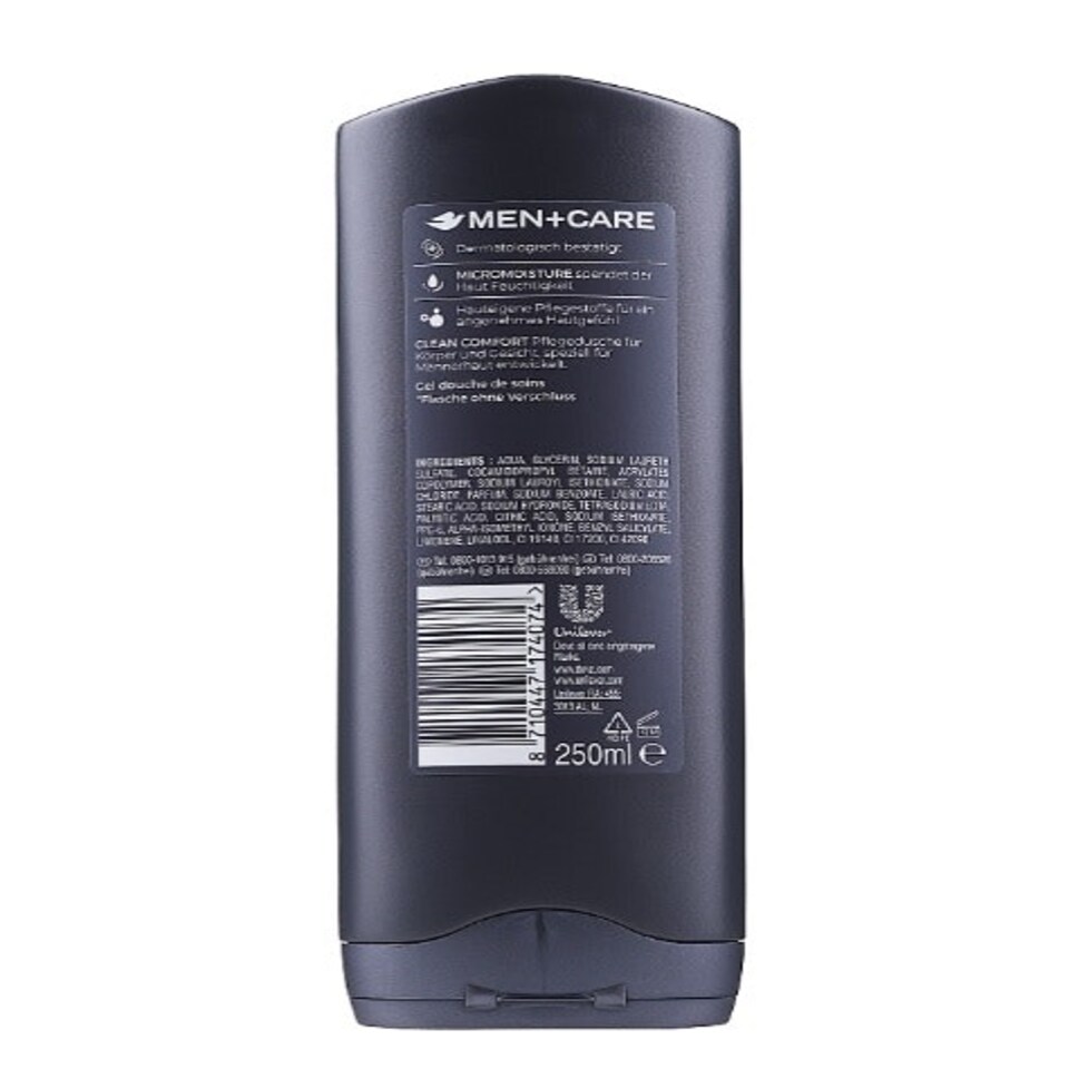 image 1 of Dove Men Clean Comfort Bodywash 250ml Pack of 6