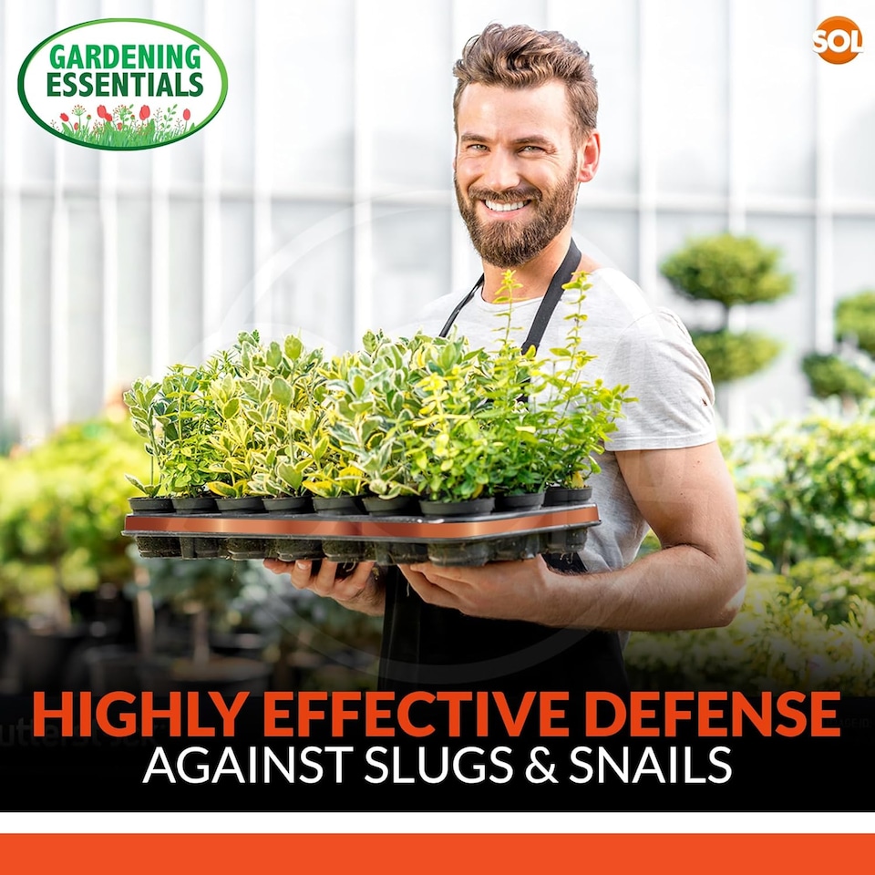 image 1 of 2pk Copper Slug Tape 10m x 50mm – Weatherproof Humane Snail & Slug Repellent for Indoor/Outdoor Use, Ideal for Pots & Garden Beds