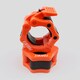 image 4 of Phoenix Fitness Barbell Clamps 2 inch Orange