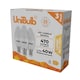 image 2 of UniBulb LED Candle E14 (SES) 470lm 4.2W 3000K (Warm White) Light Bulb - Pack of 3 | White | Warm White | 3