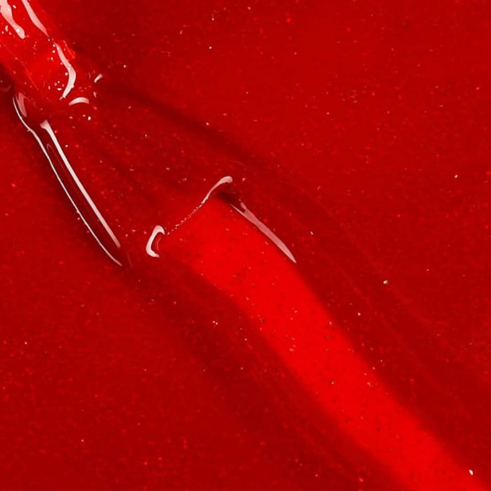 image 1 of Bluesky Red Gel Polish - Red Glimmer 5ml