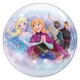 image 1 of Frozen Disney Transparent Bubble Helium Qualatex Balloon 56cm / 22 in