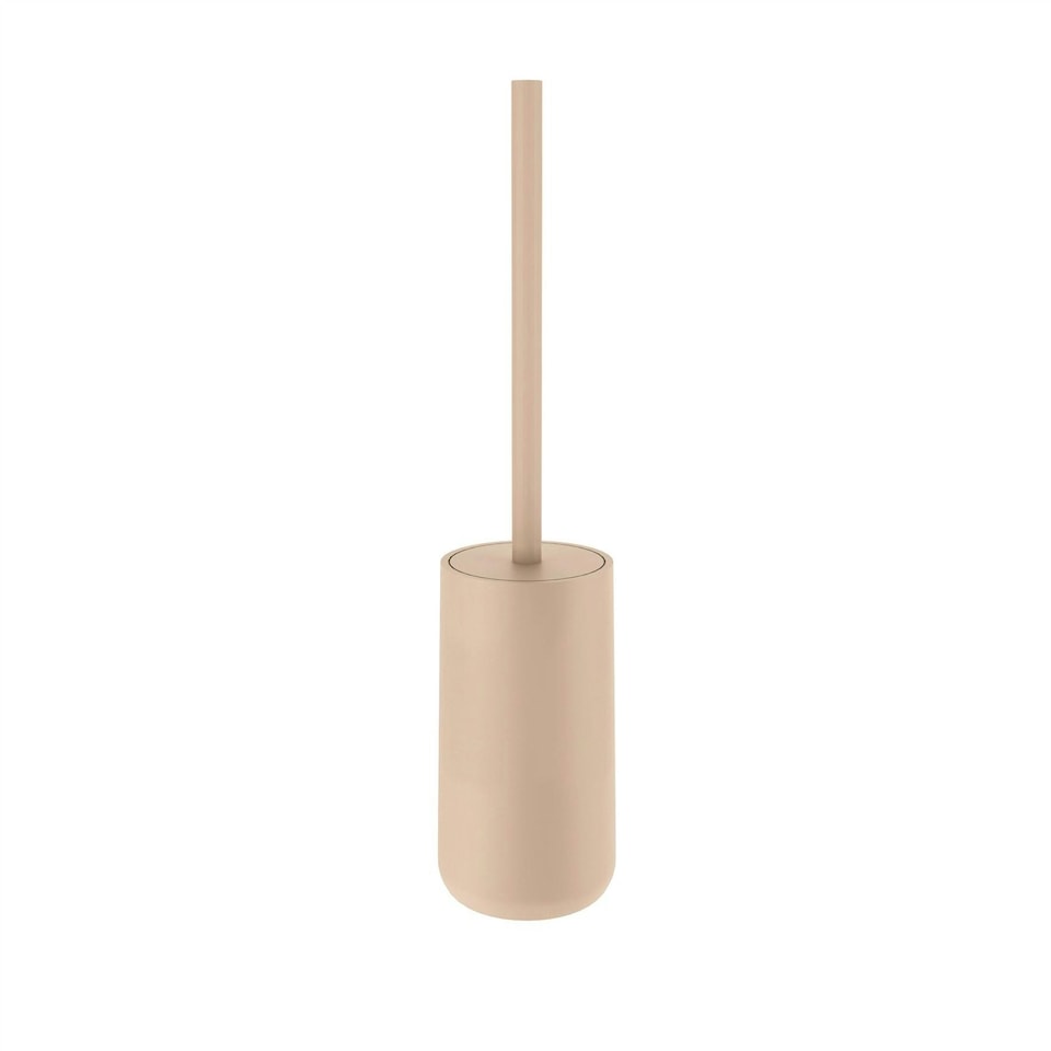 image 1 of Cosmic Free Standing Toilet Brush Holder Sand with Durable Resin for Bathroom