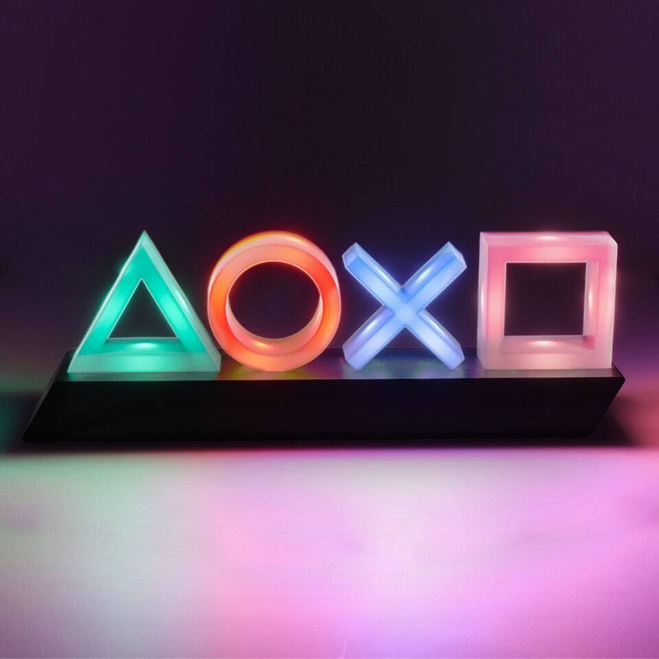 image 1 of PlayStation Icons Light, Officially Licensed Sound Reactive Gaming Light, Paladone