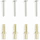 image 6 of 19 mm Extendable Metal Curtain Pole Rods - White (Crook Finials, 70-120 cm)