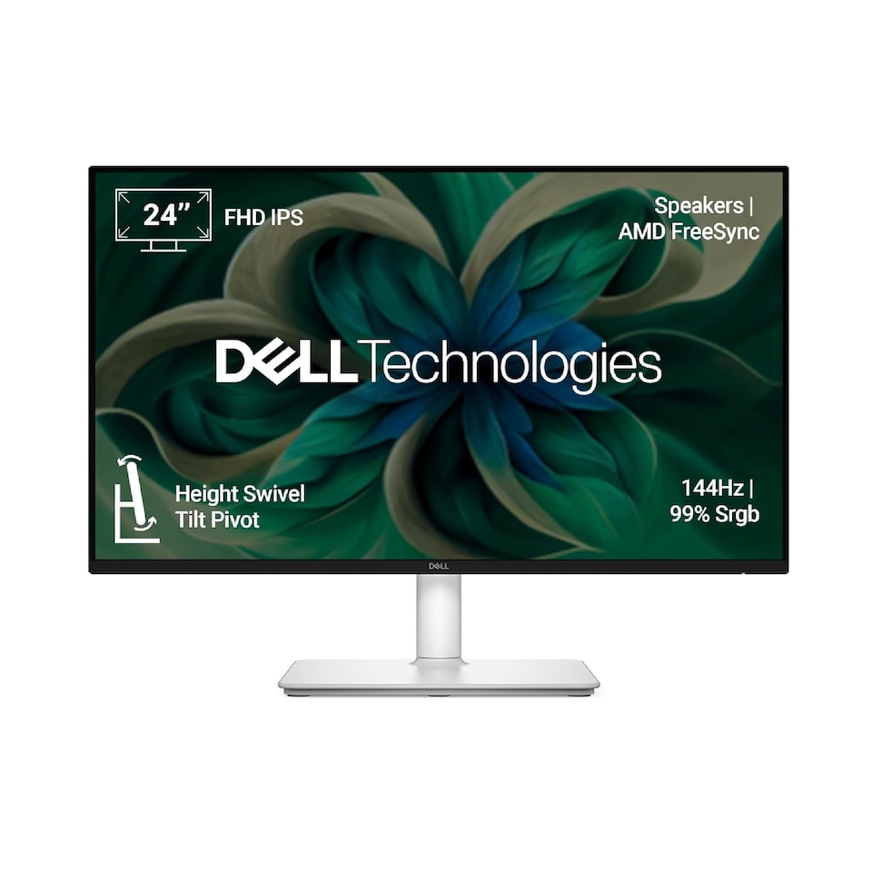 image 1 of Dell Plus S2425HSM 24-Inch IPS 144Hz 1ms Height Adjustable Monitor with Speakers