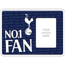 Tottenham Hotspur FC No 1 Metal Framed Plaque - Navy Blue/White - One Size