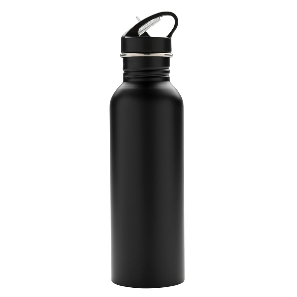 image 1 of XD Collection Deluxe Stainless Steel Active 710ml Bottle - Black - One Size Black | One Size