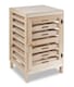 image 2 of Traditional Apple Storage Rack with 7 Drawers