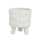 image 1 of Interiors by Premier Versatile White Small Planter, Lightweight Large Garden Flower Pot, Stylish Design Planter For Plants White