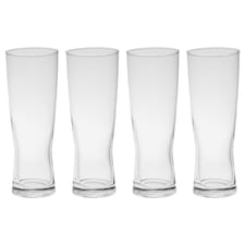 360ml Malta Beer Glasses Lager Ale Cider Drinkware Pub Bar
