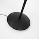 image 3 of Contemporary and Sleek Matt Black Metal Table Lamp Base with Inline Switch | Black | Black | 1