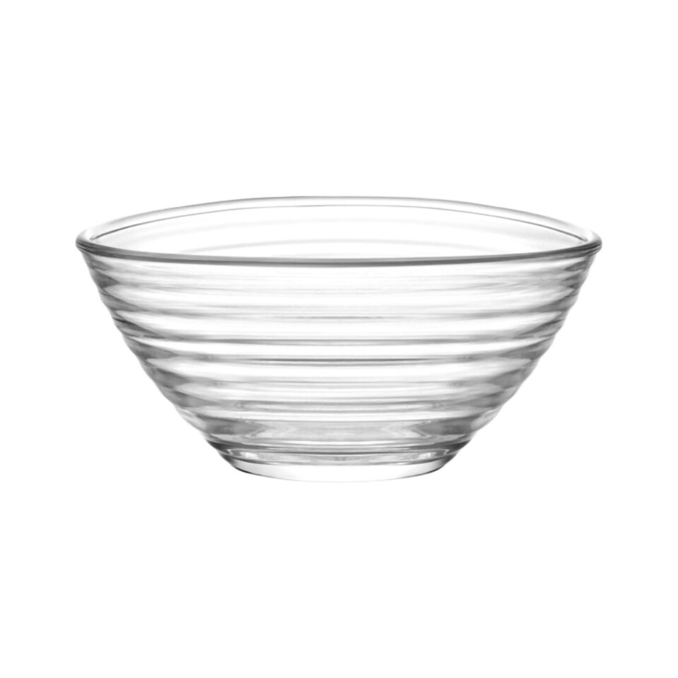 image 1 of LAV Derin Glass Serving Bowls - 11cm - Clear - Pack of 6 Clear