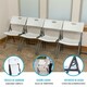 image 3 of Folding Chair Lifetime 4 Units 50 x 82,5 x 58 cm N/A
