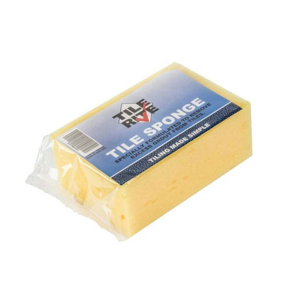 Tile Rite DIY Grouting Sponge - Yellow - 55mm x 150mm x 95mm