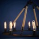 image 2 of Interiors by Premier 8 Bulbs Chandelier Black