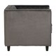 image 3 of Interiors by Premier Grey Velvet Chair, Enchanting Sleep chair, Easy to Assemble Borg Chair, Comfy Office Chair