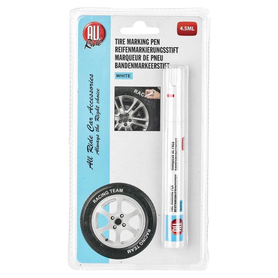 image 1 of White Tyre Paint Pen Permanent Waterproof Rubber Marker