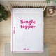 image 5 of Slumberdown Sleep Soundly Rebound Mattress Topper, Single
