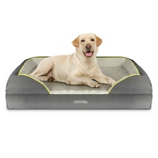 Dreamcatcher Grey Extra Large Dog Bed Orthopaedic Memory Foam 71x58x16cm Grey | XL