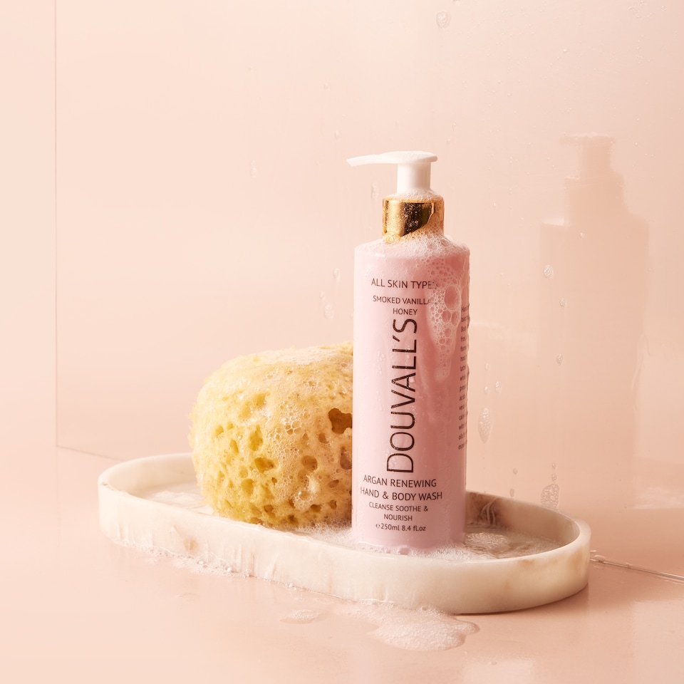image 1 of Argan Renewing Hand & Body Wash 240ml | Cleanse, Soothe & Nourish - Vanilla