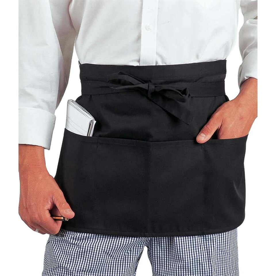 image 1 of Dennys Unisex Adult Money Waist Apron - Black - One Size
