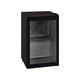 image 1 of SIA DC3B Mini Drinks Fridge, Table Top 46L Wine Cooler With Glass Door, Black
