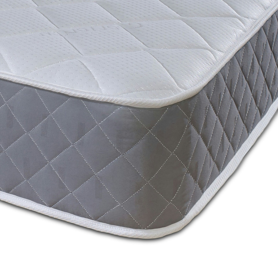 image 1 of Spring Coil Diamond Grey Essentials Mattress Foam Free Spring Coil Grey | Small Single
