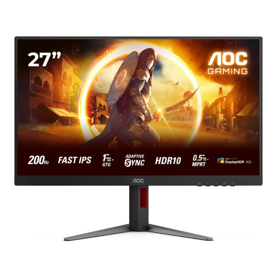 AOC G4 27G4HA 27" IPS Full HD 200Hz 0.5ms Height adjustable Gaming Monitor