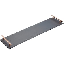 Artesà Hand Finished Serving Platter with Copper Handles