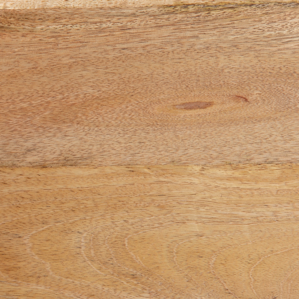 image 1 of Chervey Round Solid Mango Wood Side Table with Tri-Pin Legs Large