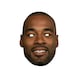 image 1 of NFLPA Calvin Johnson Mask - Multicoloured - One Size