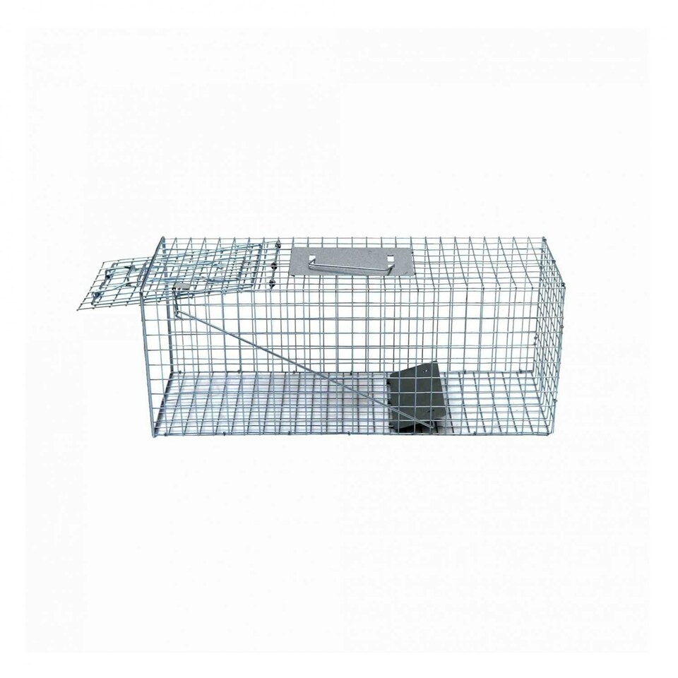 image 1 of Oypla Medium Humane Animal Rodent Rat Pest Trap Cage - 61.5 x 19 x 21cm