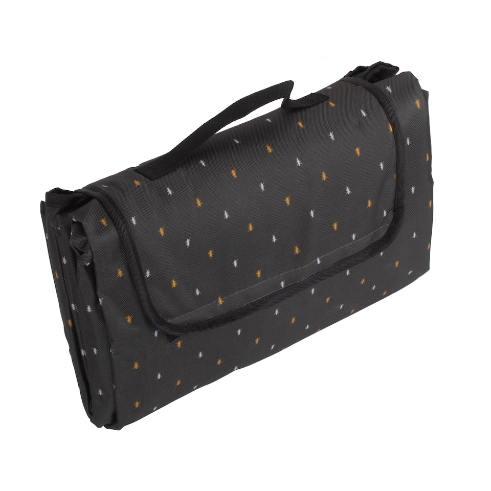 image 1 of Nature Pattern Picnic Blanket | Brown | Brown