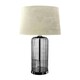 image 1 of Hill Interiors Alberta Table Lamp (UK Plug) - Black - 66cm x 35cm x 35cm