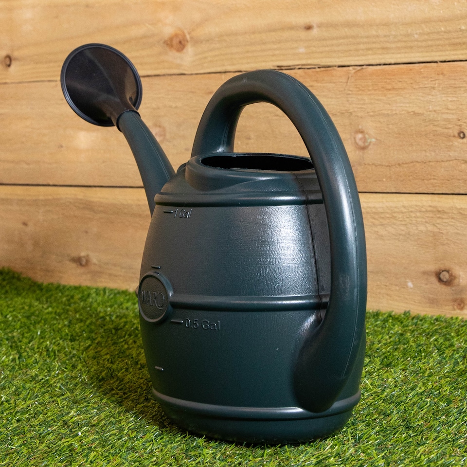 image 1 of 5L Garden Patio Ward Watering Can with Rose in Green