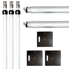 Portable Pipe & Drape Frame, Backdrop Stand Set for Weddings - 3m x 6m